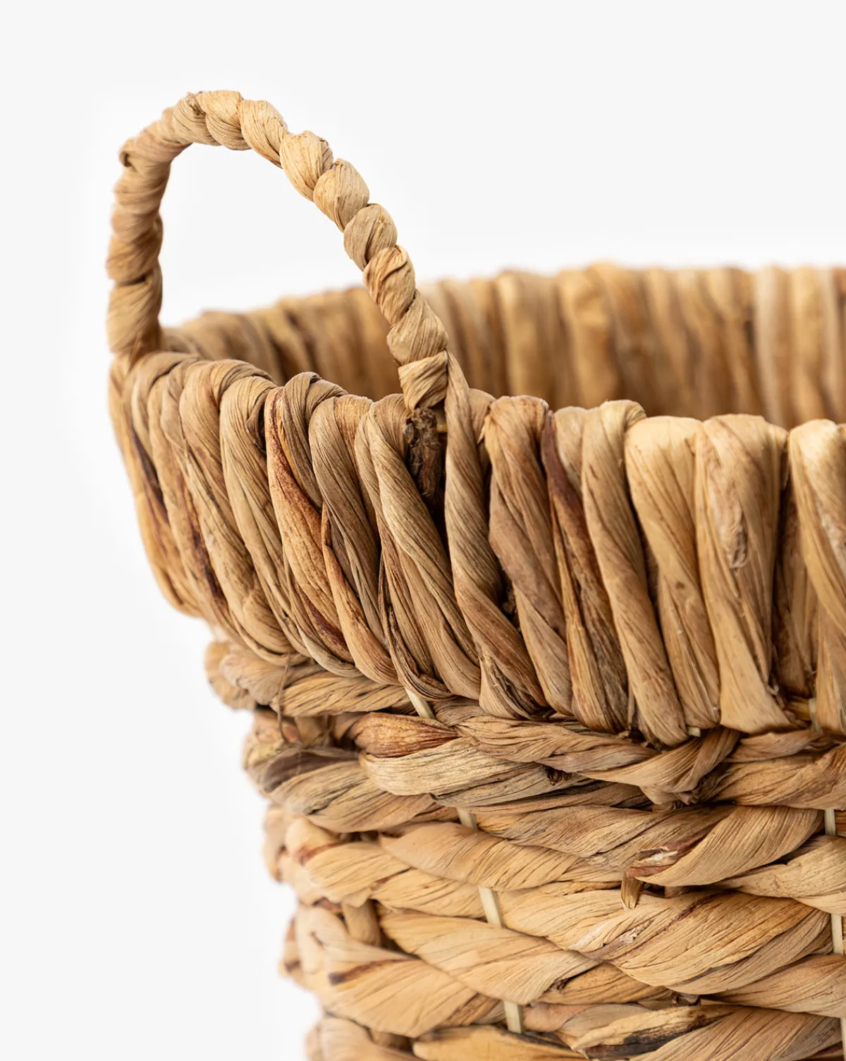 Water Hyacinth Baskets with Handles (Set of 2)|Creative Co-op Best