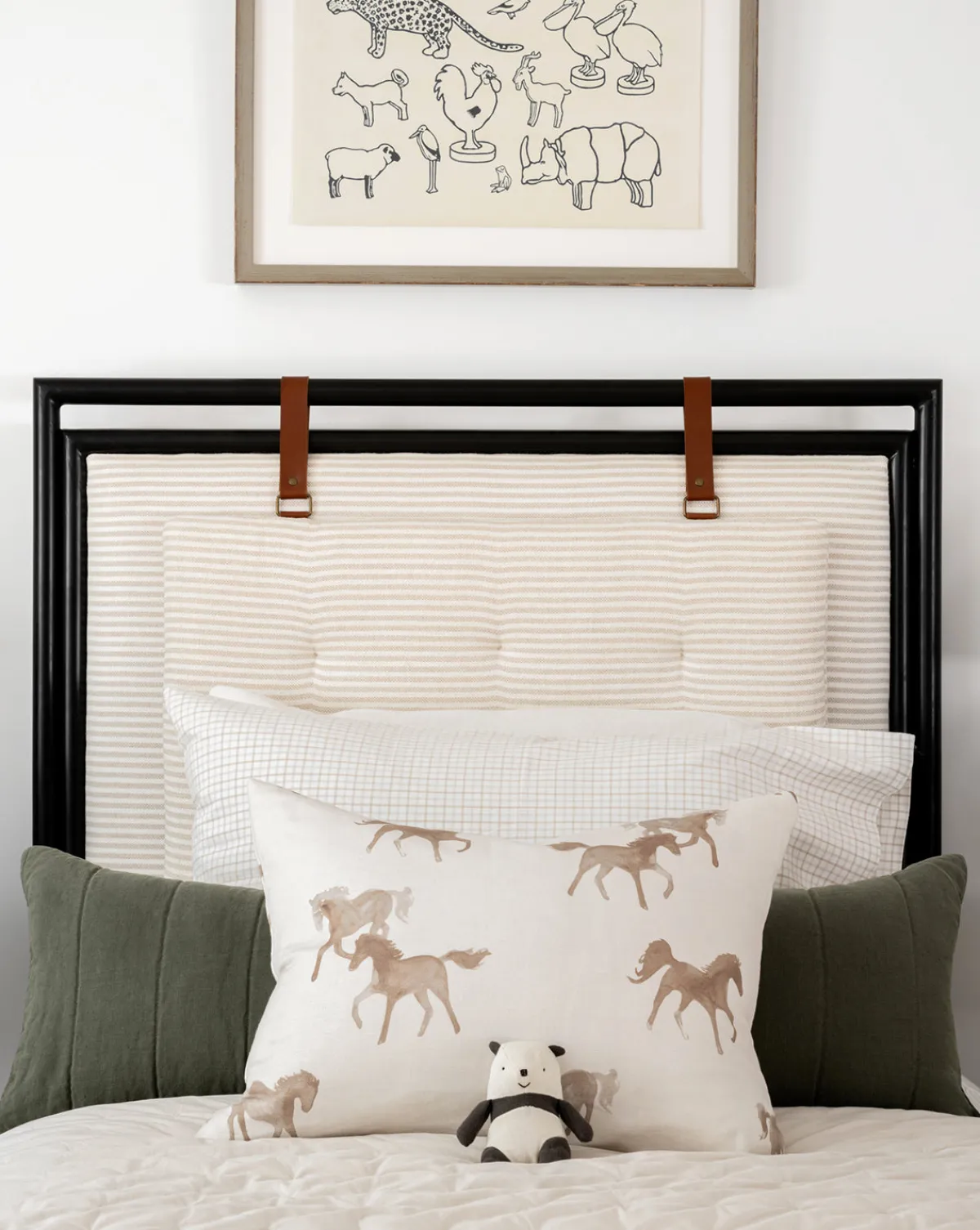 Watercolor Horses Pillow Cover|Airtex Online